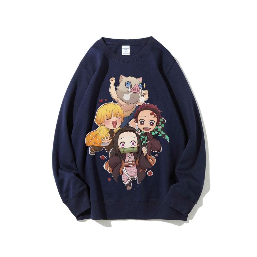 Casual Crewneck Sweatshirt|Demon Slayer
