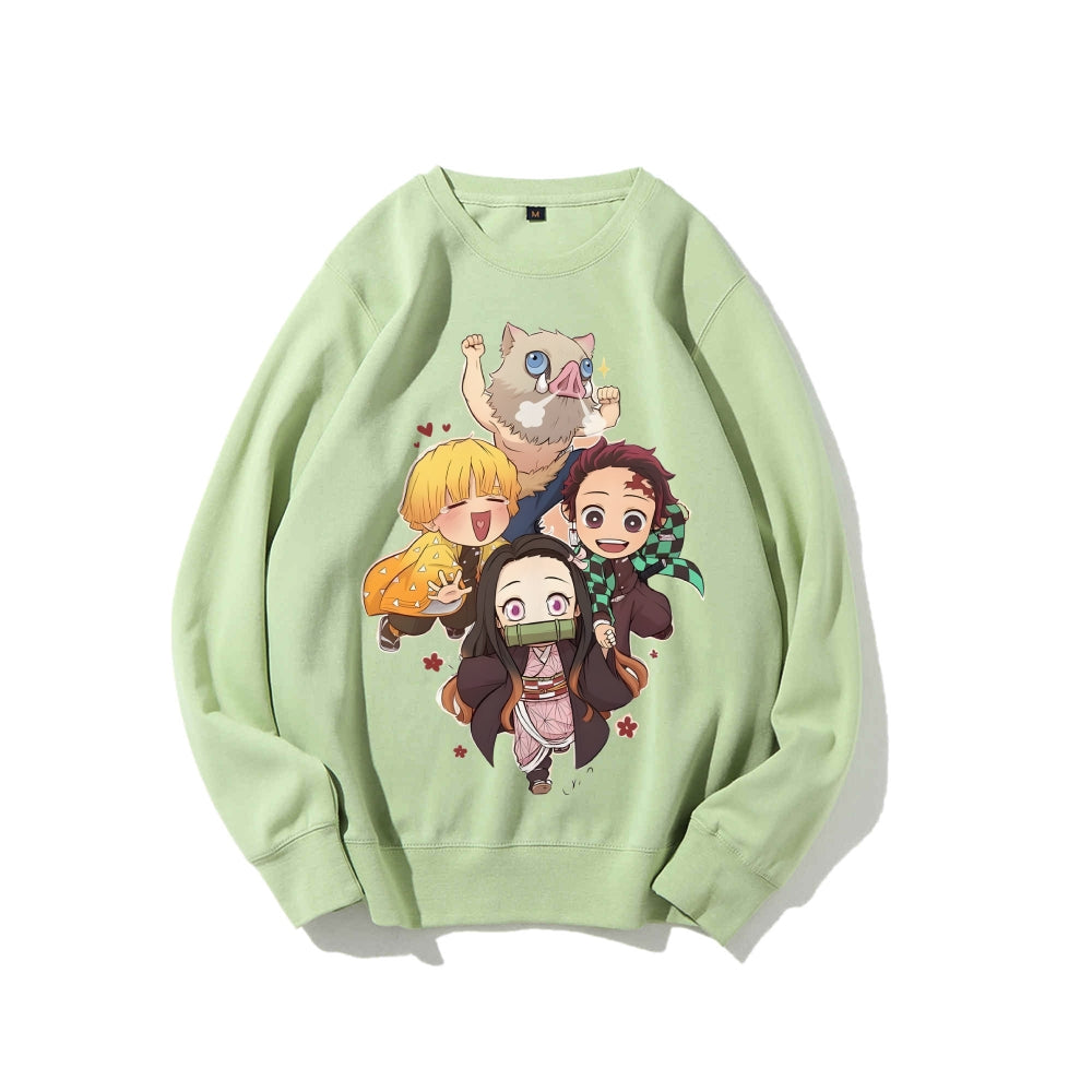Casual Crewneck Sweatshirt|Demon Slayer