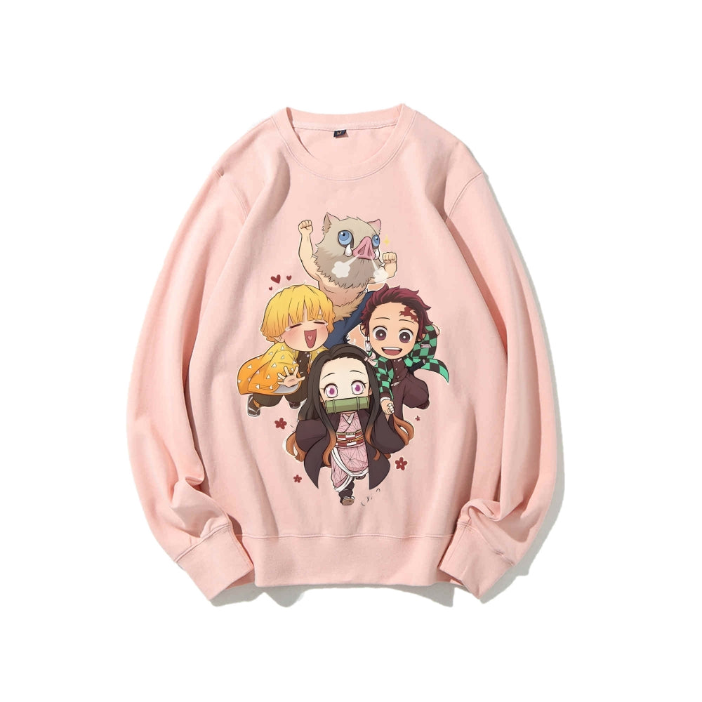 Casual Crewneck Sweatshirt|Demon Slayer