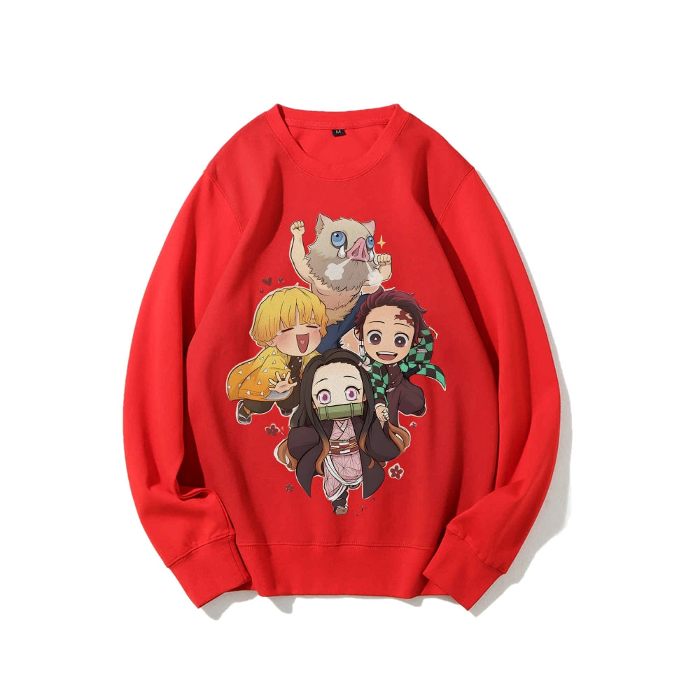Casual Crewneck Sweatshirt|Demon Slayer