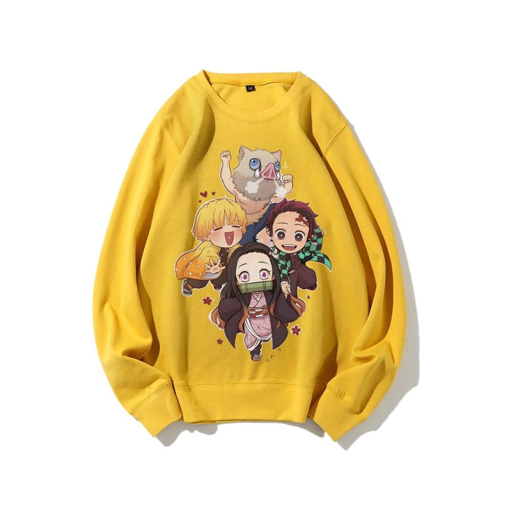 Casual Crewneck Sweatshirt|Demon Slayer
