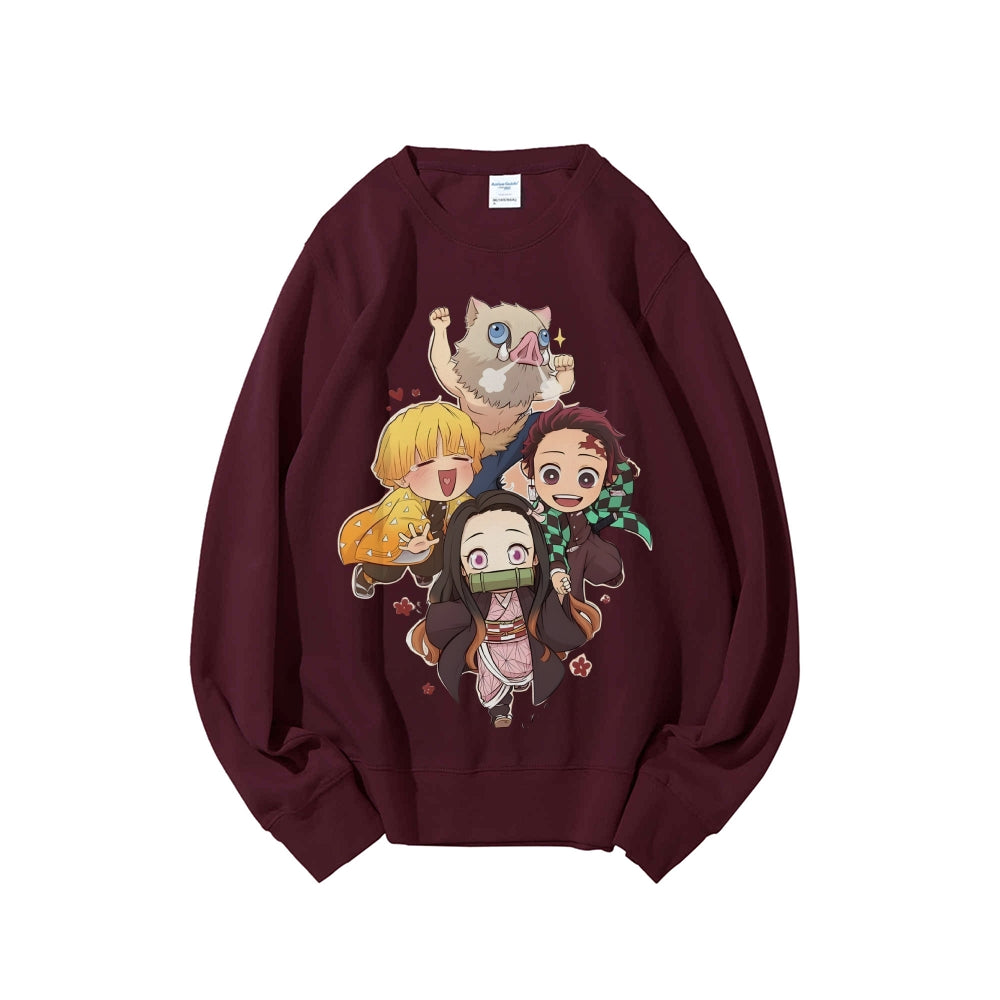 Casual Crewneck Sweatshirt|Demon Slayer