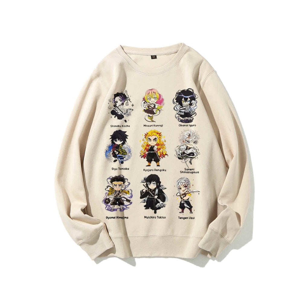 Casual Crewneck Sweatshirt|Demon Slayer