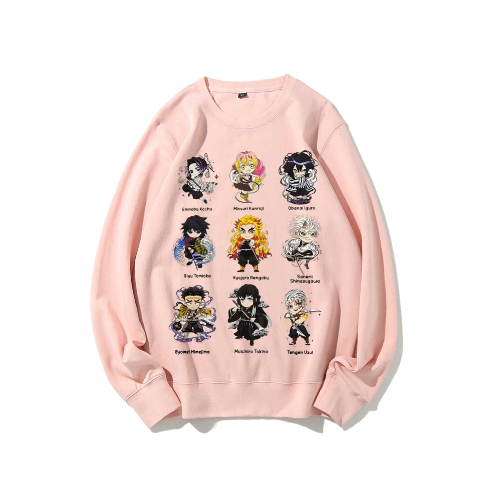 Casual Crewneck Sweatshirt|Demon Slayer