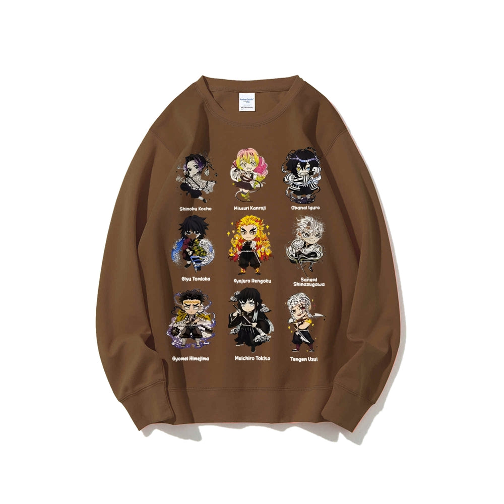 Casual Crewneck Sweatshirt|Demon Slayer