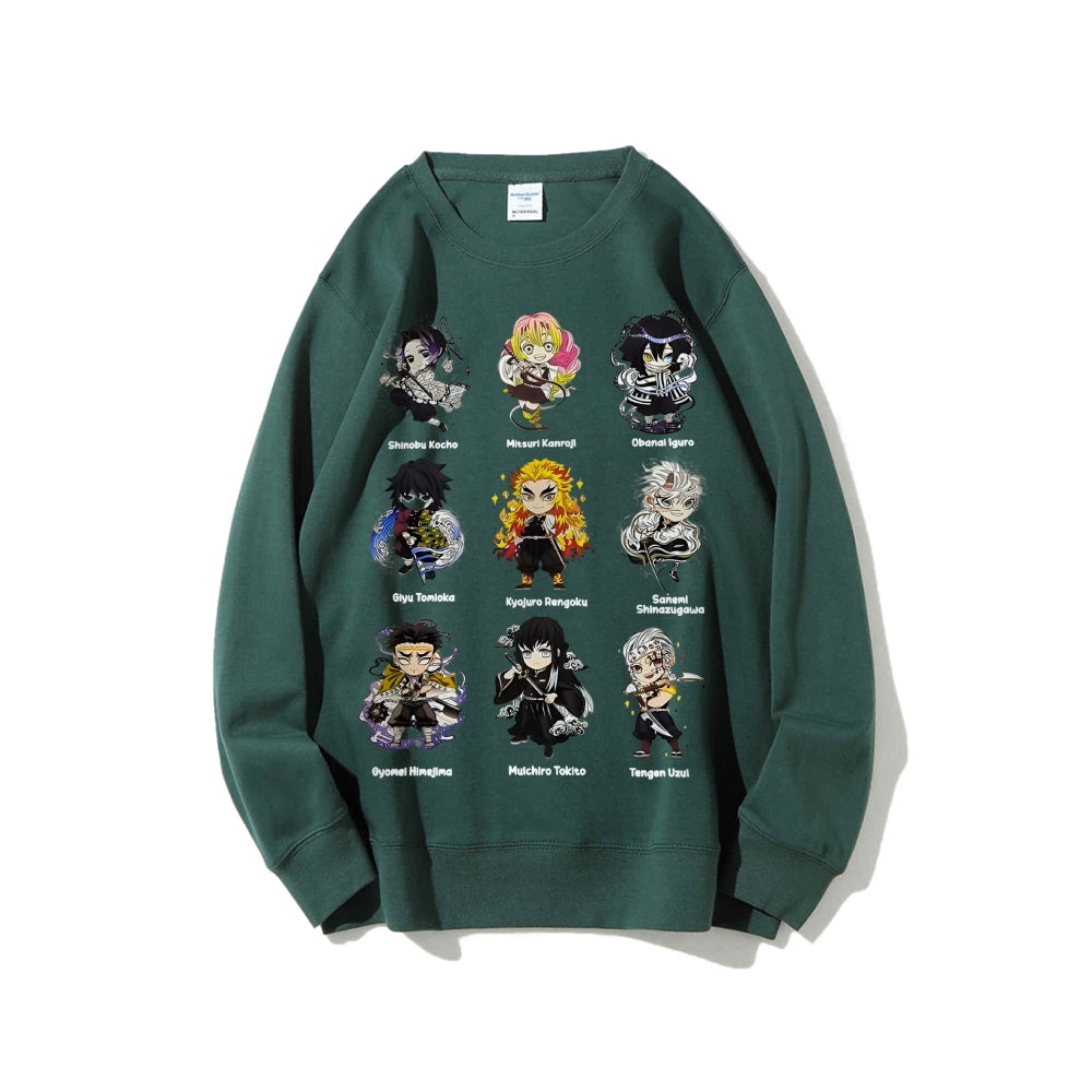 Casual Crewneck Sweatshirt|Demon Slayer