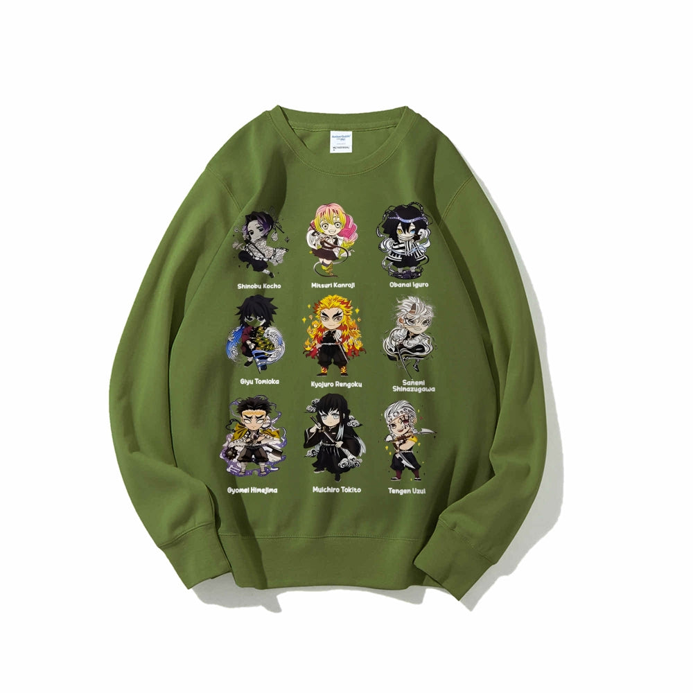 Casual Crewneck Sweatshirt|Demon Slayer