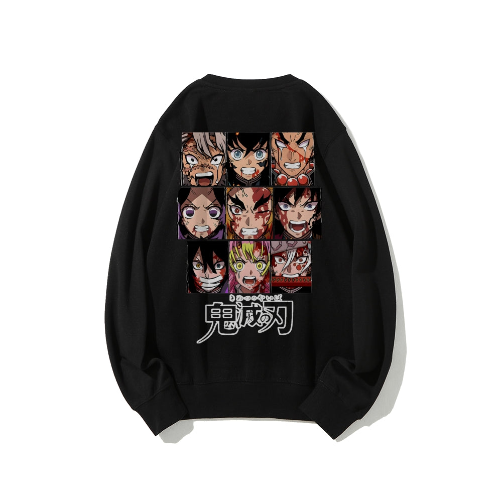 Casual Crewneck Sweatshirt|Demon Slayer
