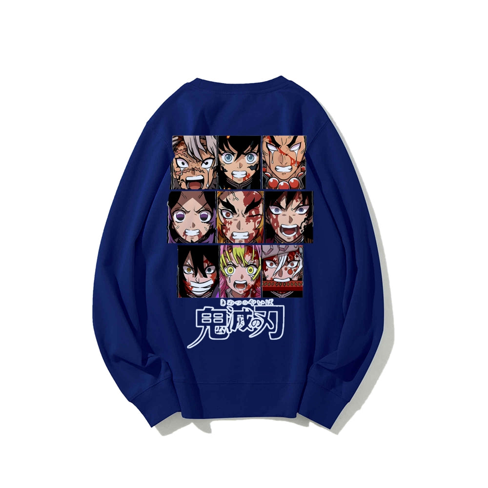 Casual Crewneck Sweatshirt|Demon Slayer