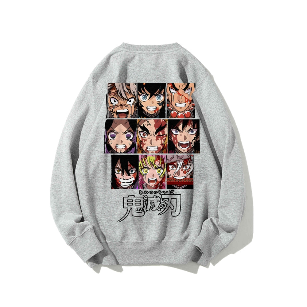 Casual Crewneck Sweatshirt|Demon Slayer