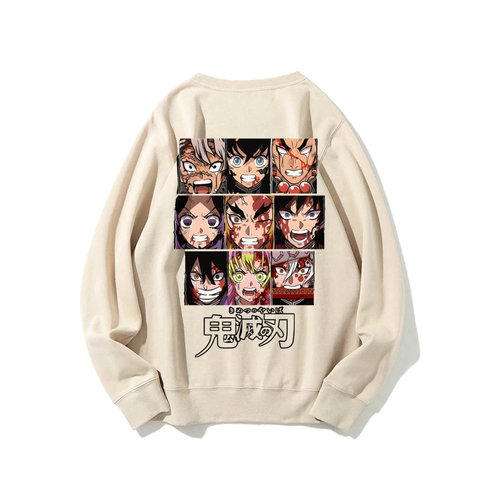 Casual Crewneck Sweatshirt|Demon Slayer