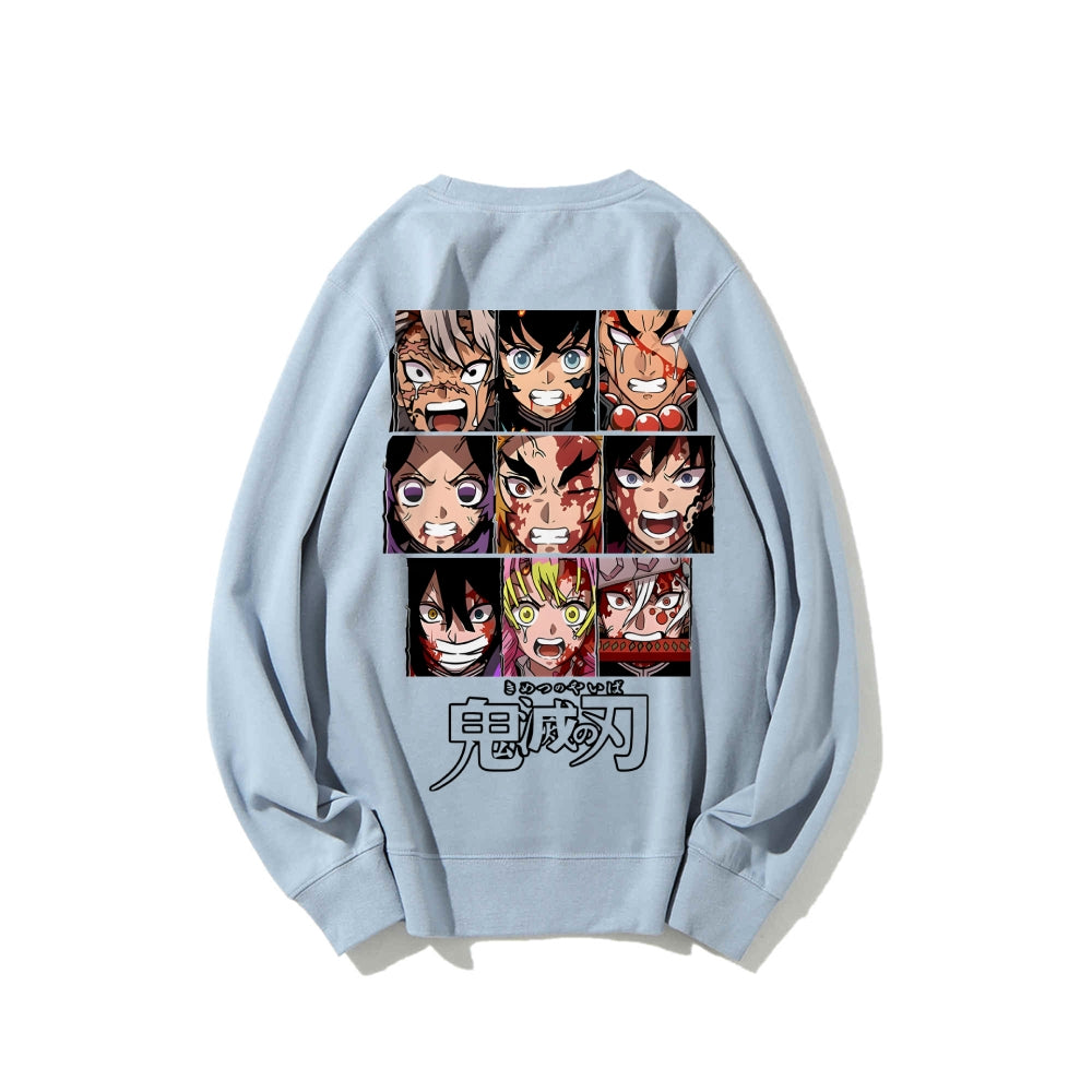 Casual Crewneck Sweatshirt|Demon Slayer