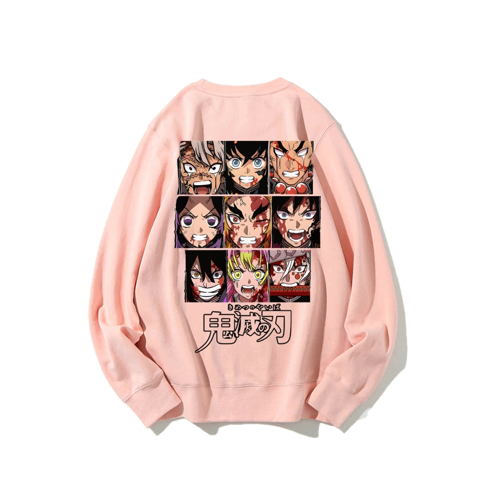 Casual Crewneck Sweatshirt|Demon Slayer