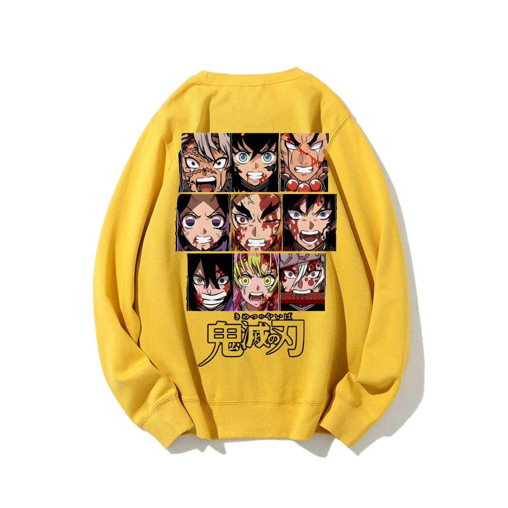 Casual Crewneck Sweatshirt|Demon Slayer