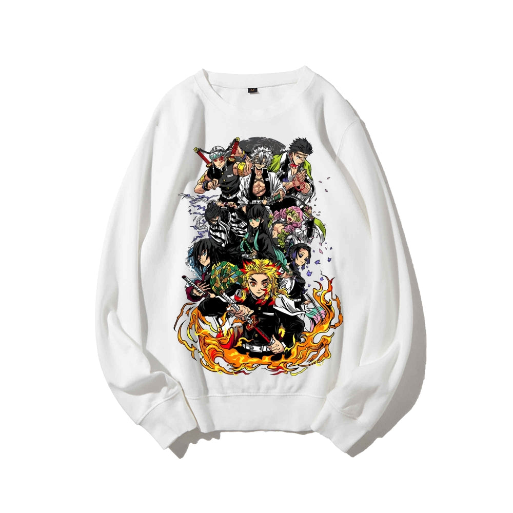 Casual Crewneck Sweatshirt|Demon Slayer