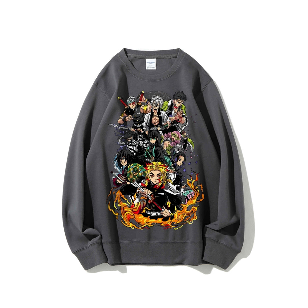 Casual Crewneck Sweatshirt|Demon Slayer