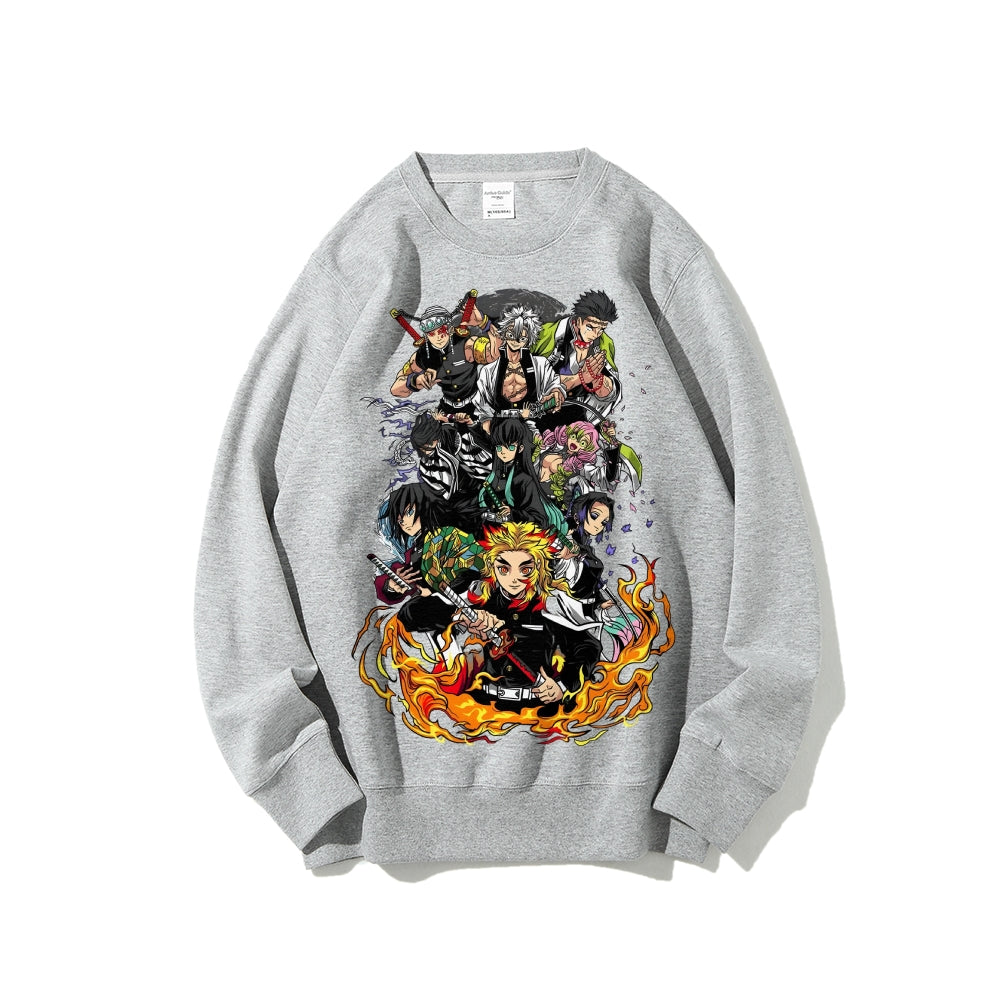 Casual Crewneck Sweatshirt|Demon Slayer