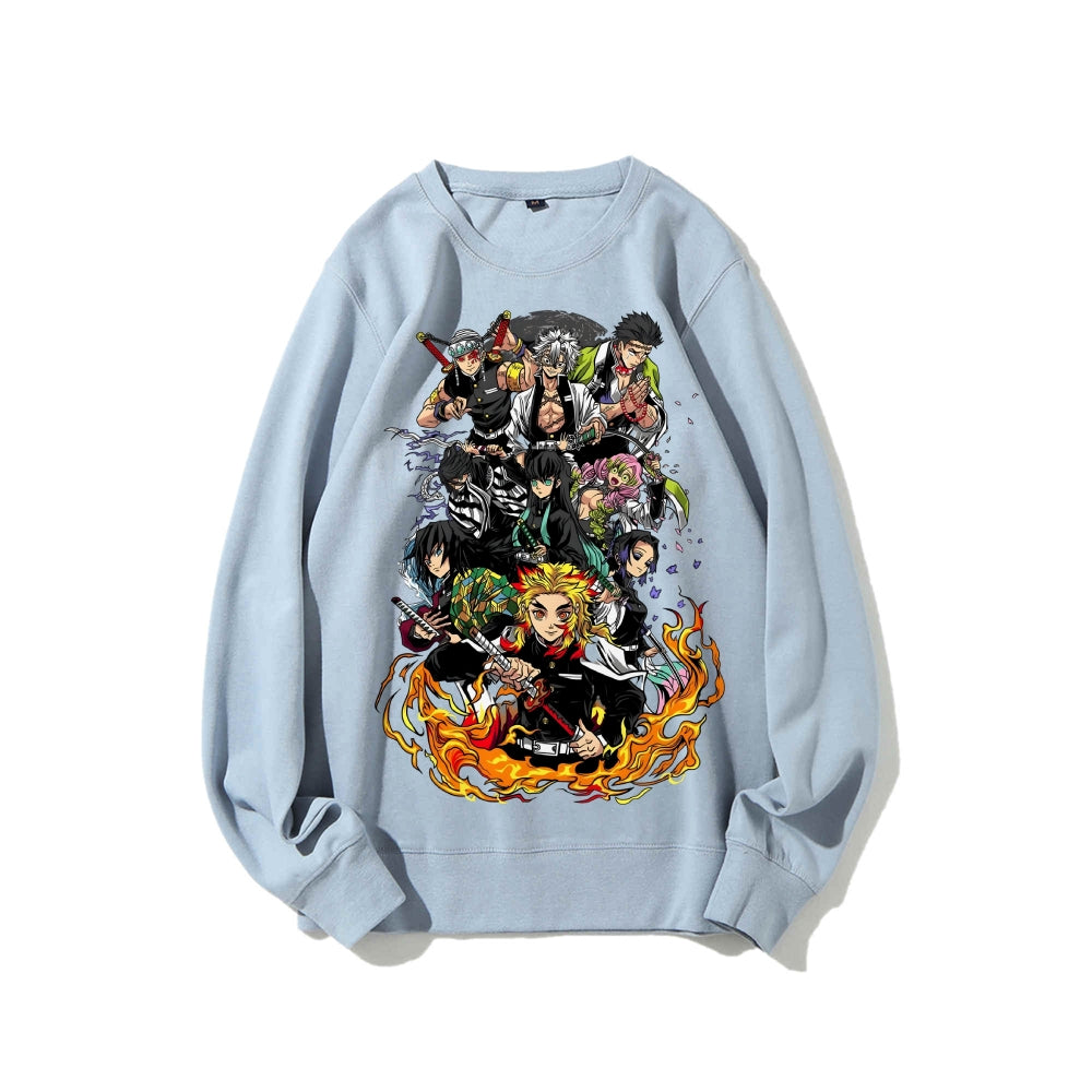 Casual Crewneck Sweatshirt|Demon Slayer
