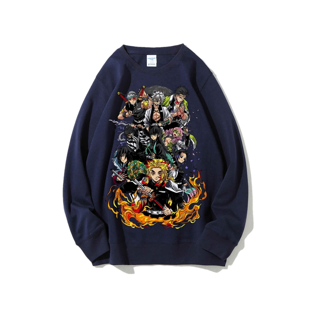 Casual Crewneck Sweatshirt|Demon Slayer