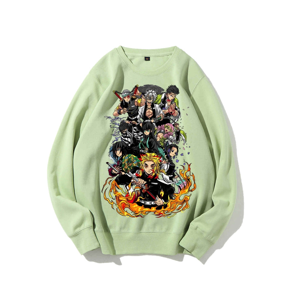 Casual Crewneck Sweatshirt|Demon Slayer