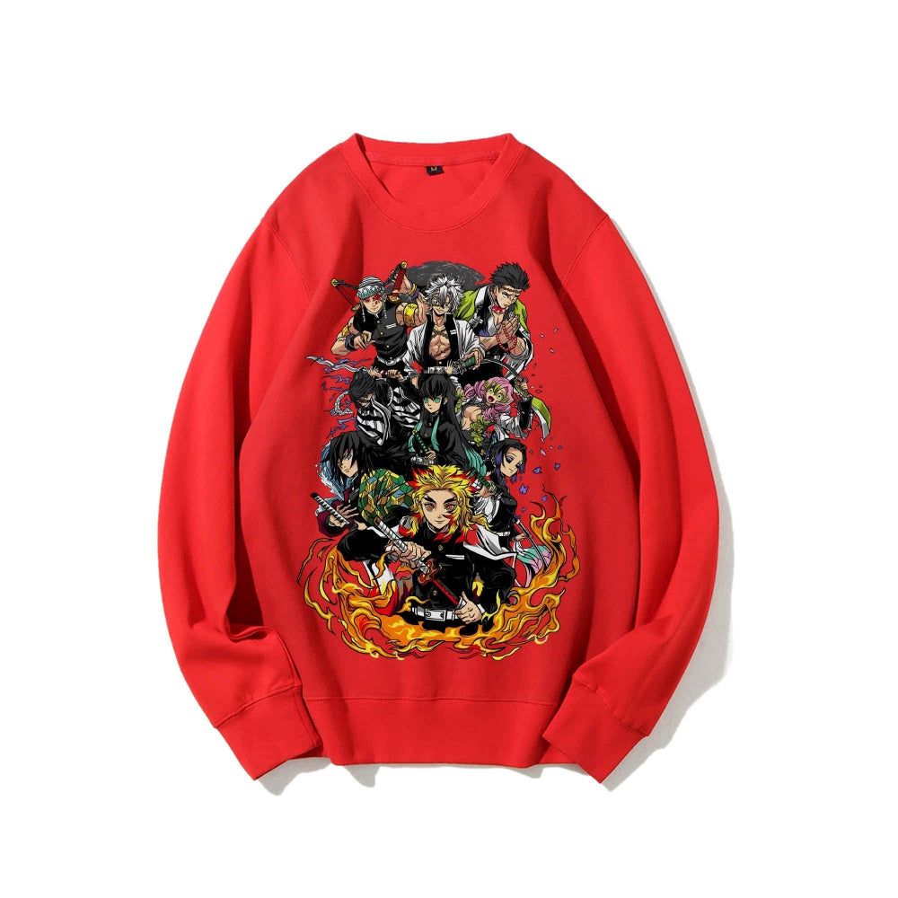 Casual Crewneck Sweatshirt|Demon Slayer