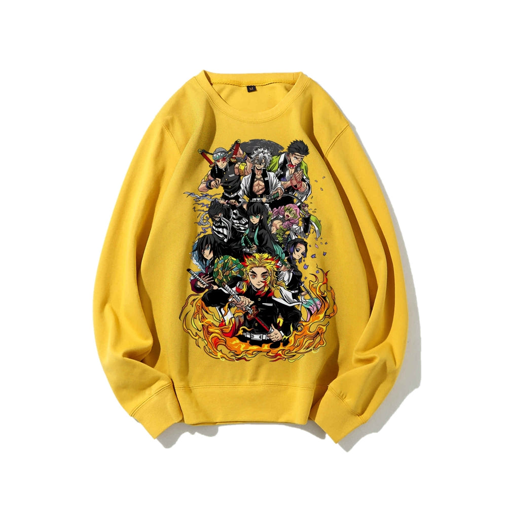 Casual Crewneck Sweatshirt|Demon Slayer