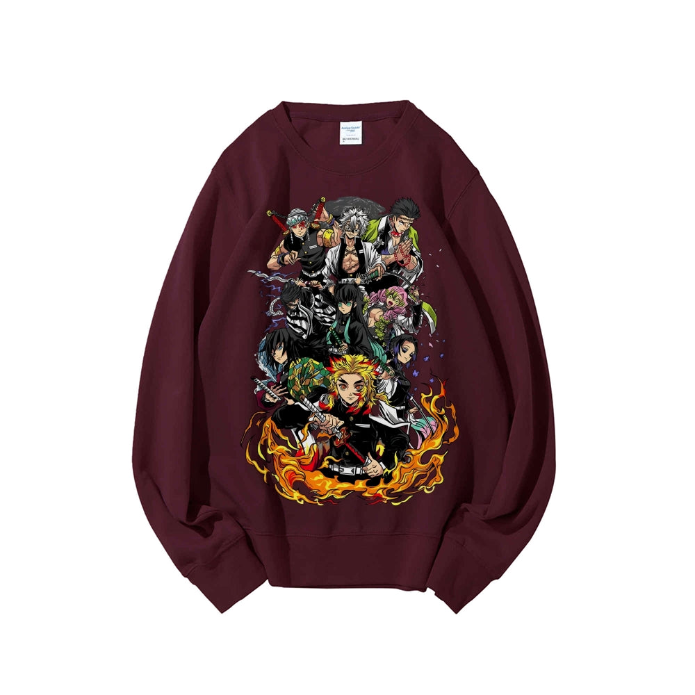 Casual Crewneck Sweatshirt|Demon Slayer