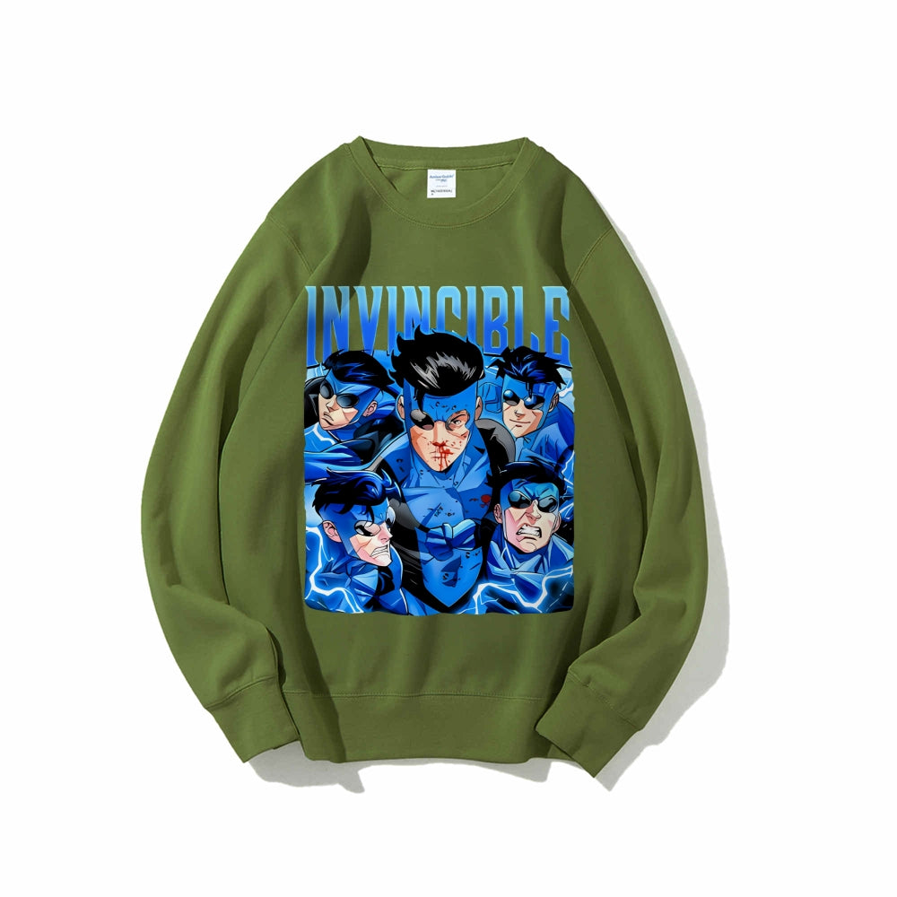 Invincible Casual Crewneck Sweatshirt