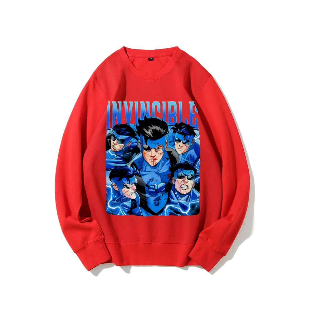 Invincible Casual Crewneck Sweatshirt
