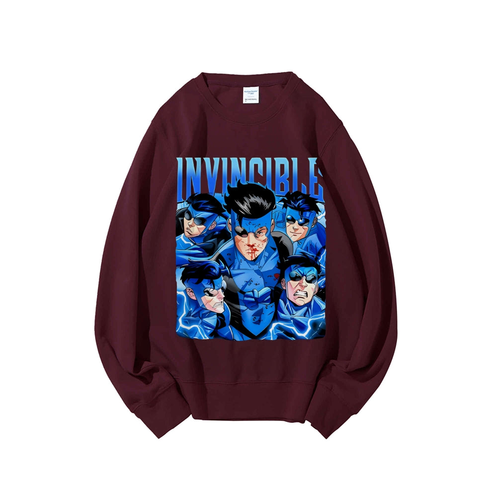 Invincible Casual Crewneck Sweatshirt