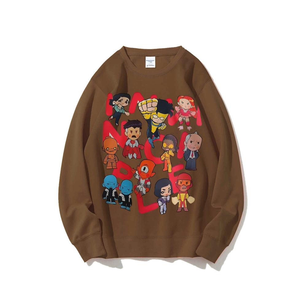 Invincible Casual Crewneck Sweatshirt