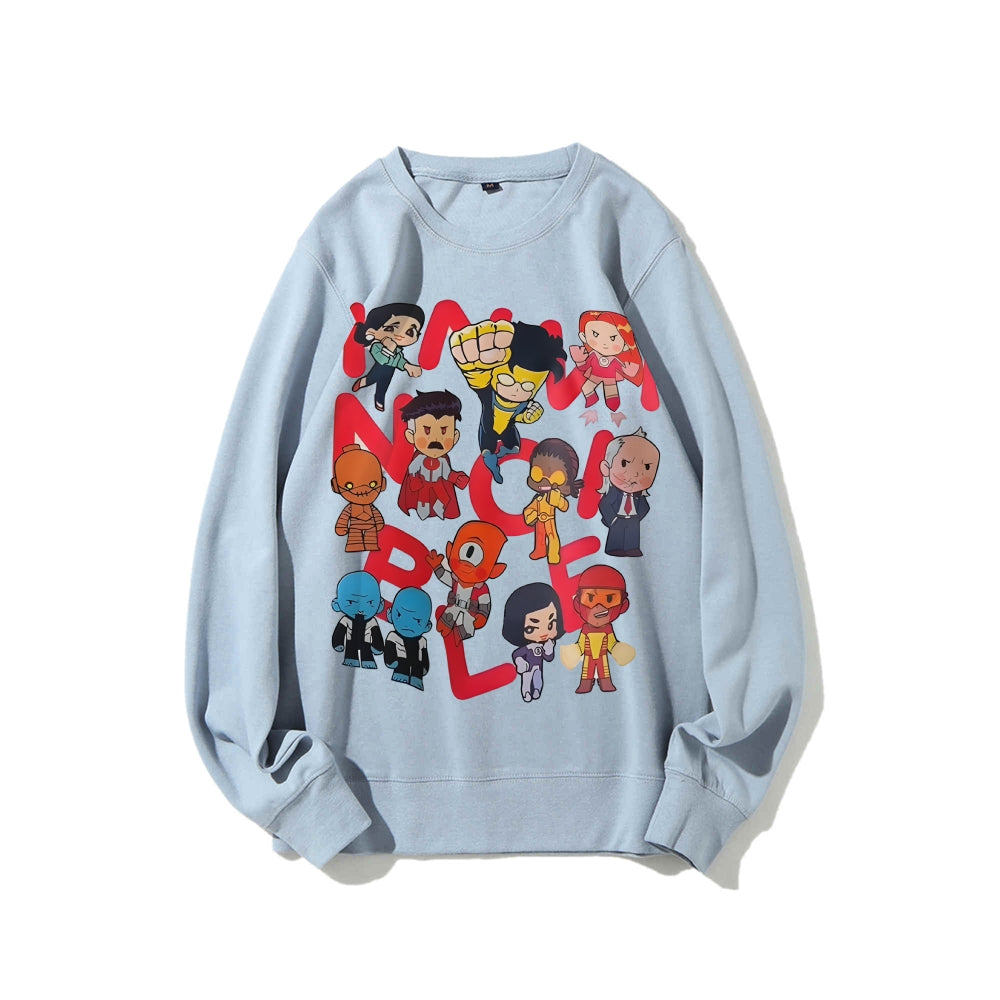 Invincible Casual Crewneck Sweatshirt