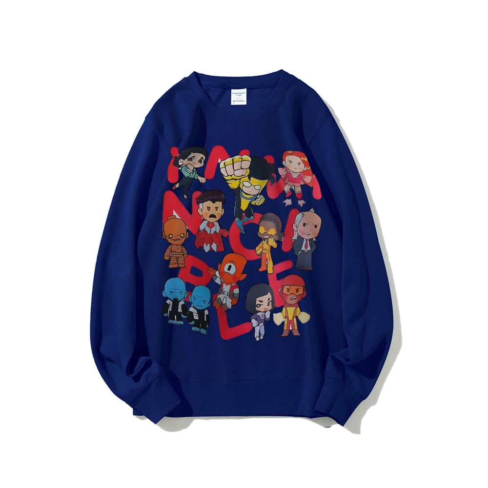 Invincible Casual Crewneck Sweatshirt