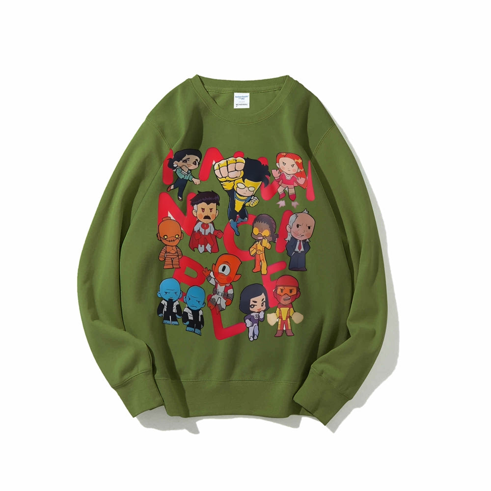 Invincible Casual Crewneck Sweatshirt