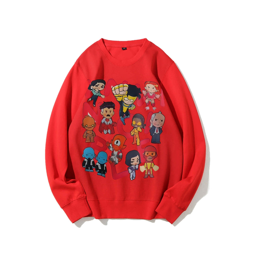 Invincible Casual Crewneck Sweatshirt