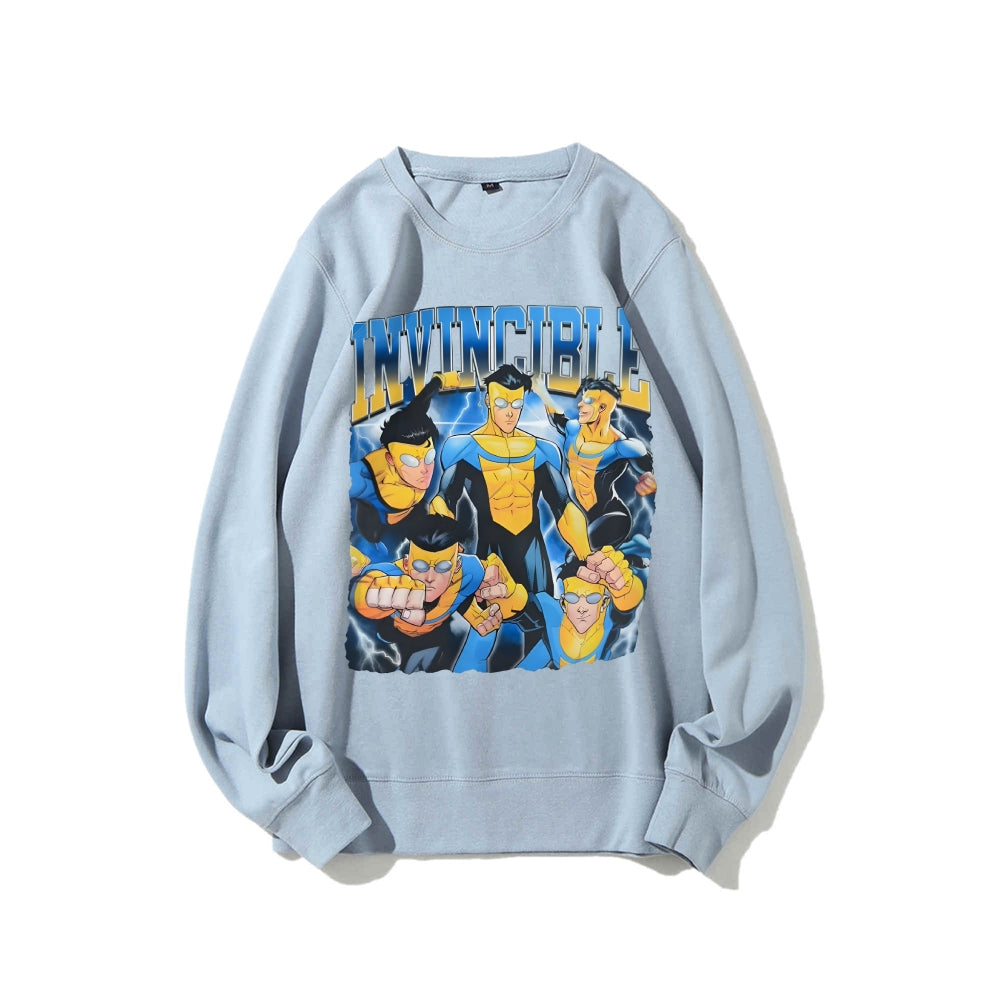 Invincible Casual Crewneck Sweatshirt