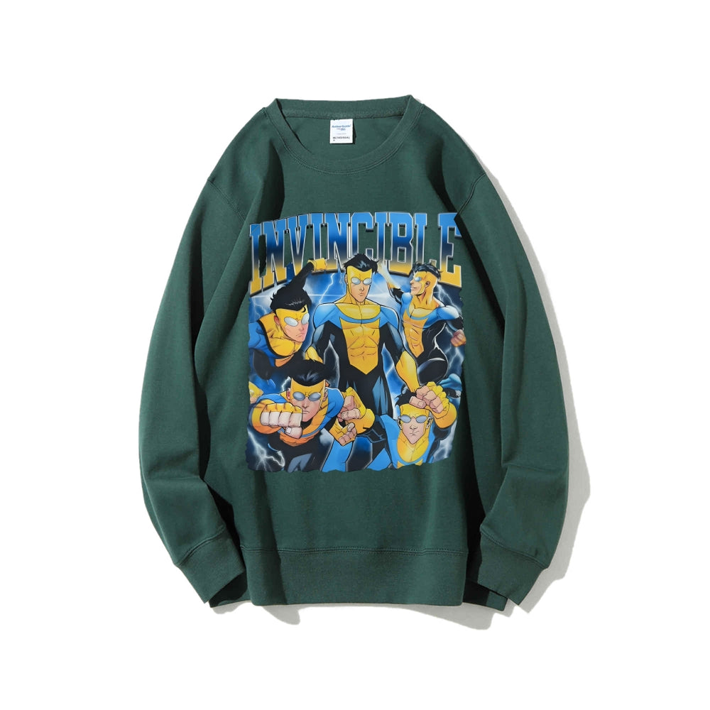 Invincible Casual Crewneck Sweatshirt