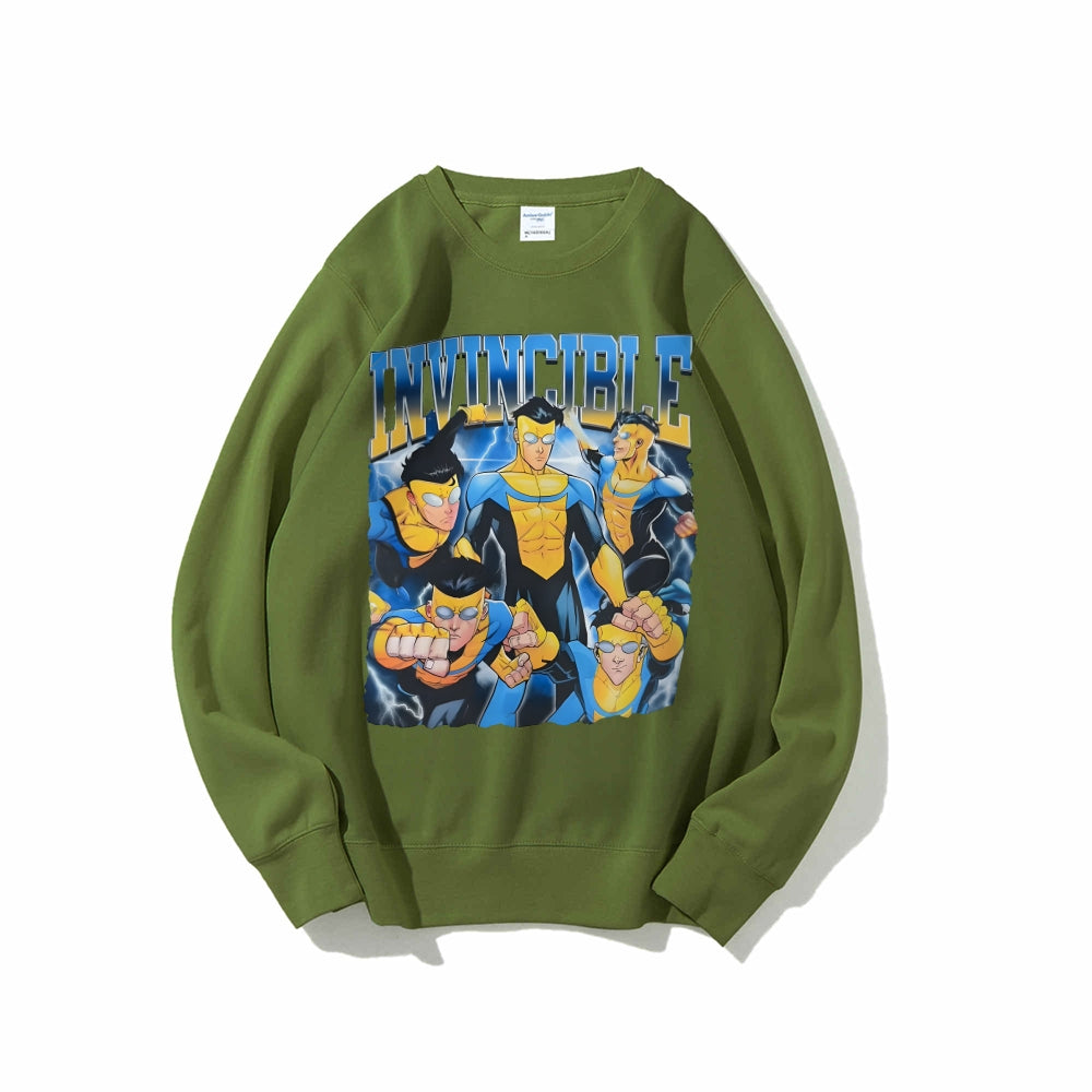 Invincible Casual Crewneck Sweatshirt