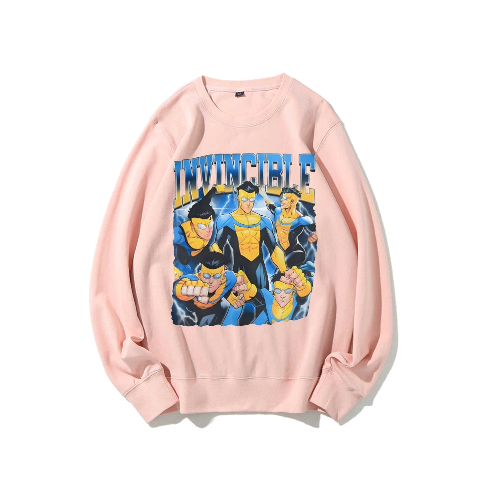 Invincible Casual Crewneck Sweatshirt
