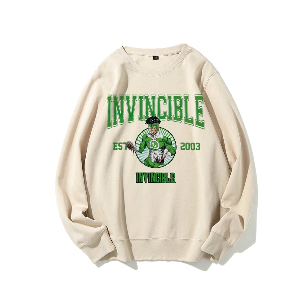 Invincible Casual Crewneck Sweatshirt