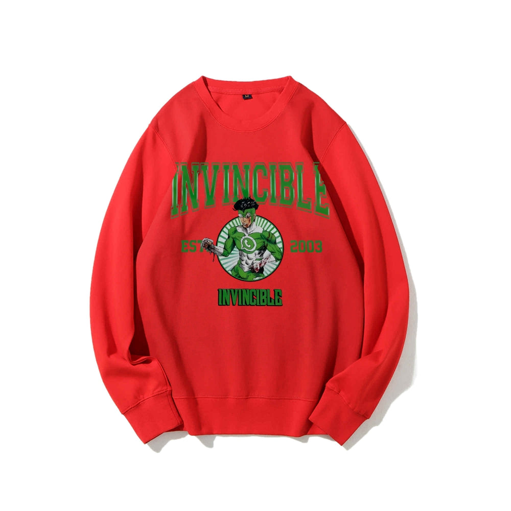 Invincible Casual Crewneck Sweatshirt