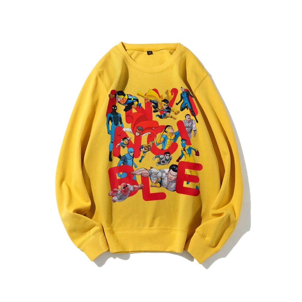 Invincible Casual Crewneck Sweatshirt