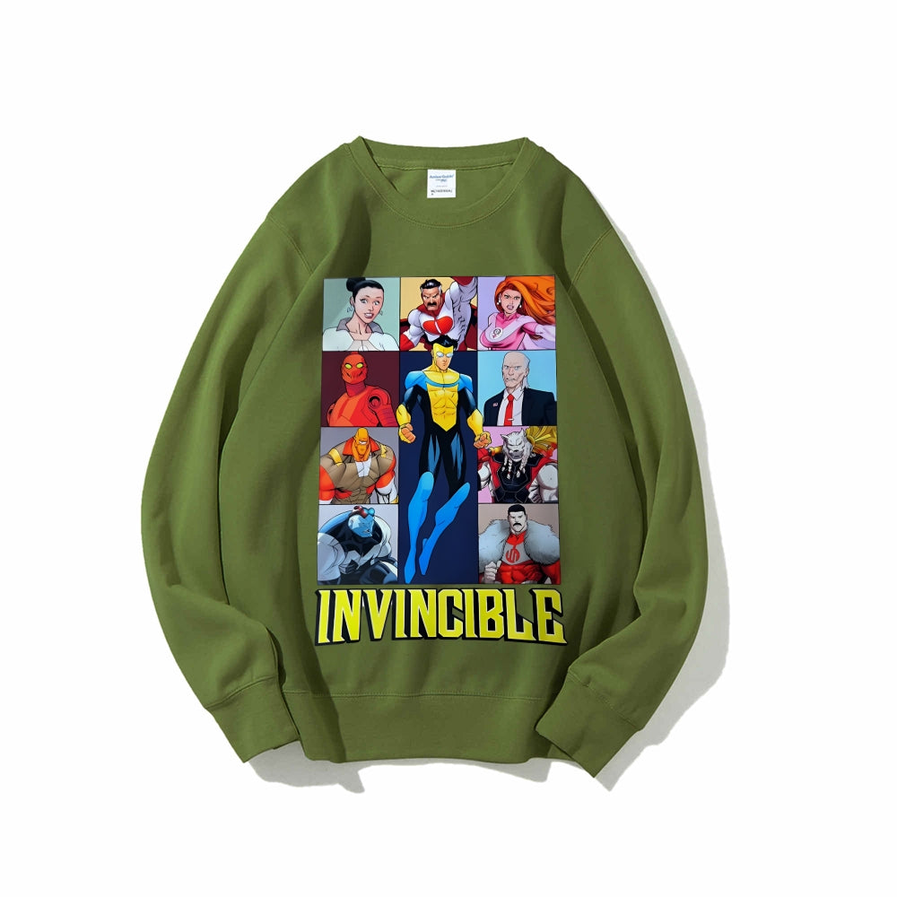 Invincible Casual Crewneck Sweatshirt