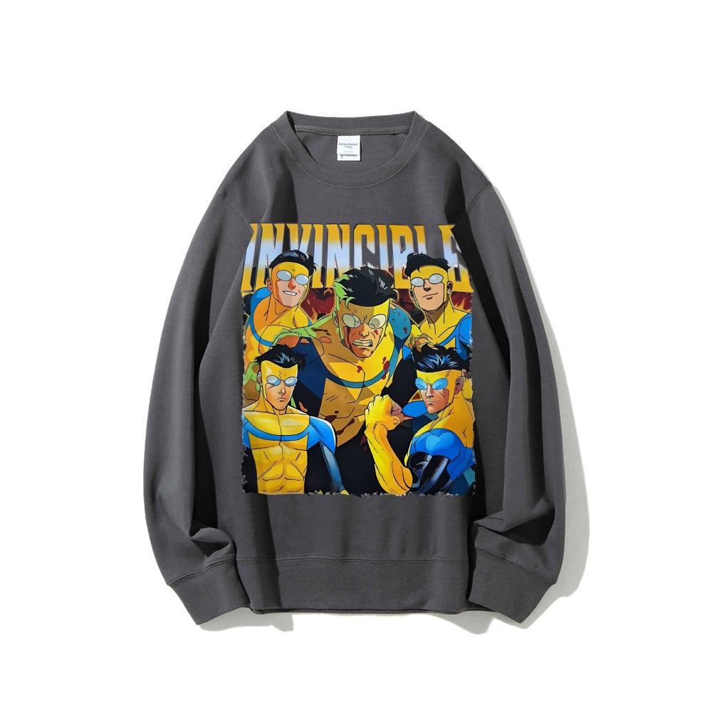 Casual Crewneck Sweatshirt Invincible