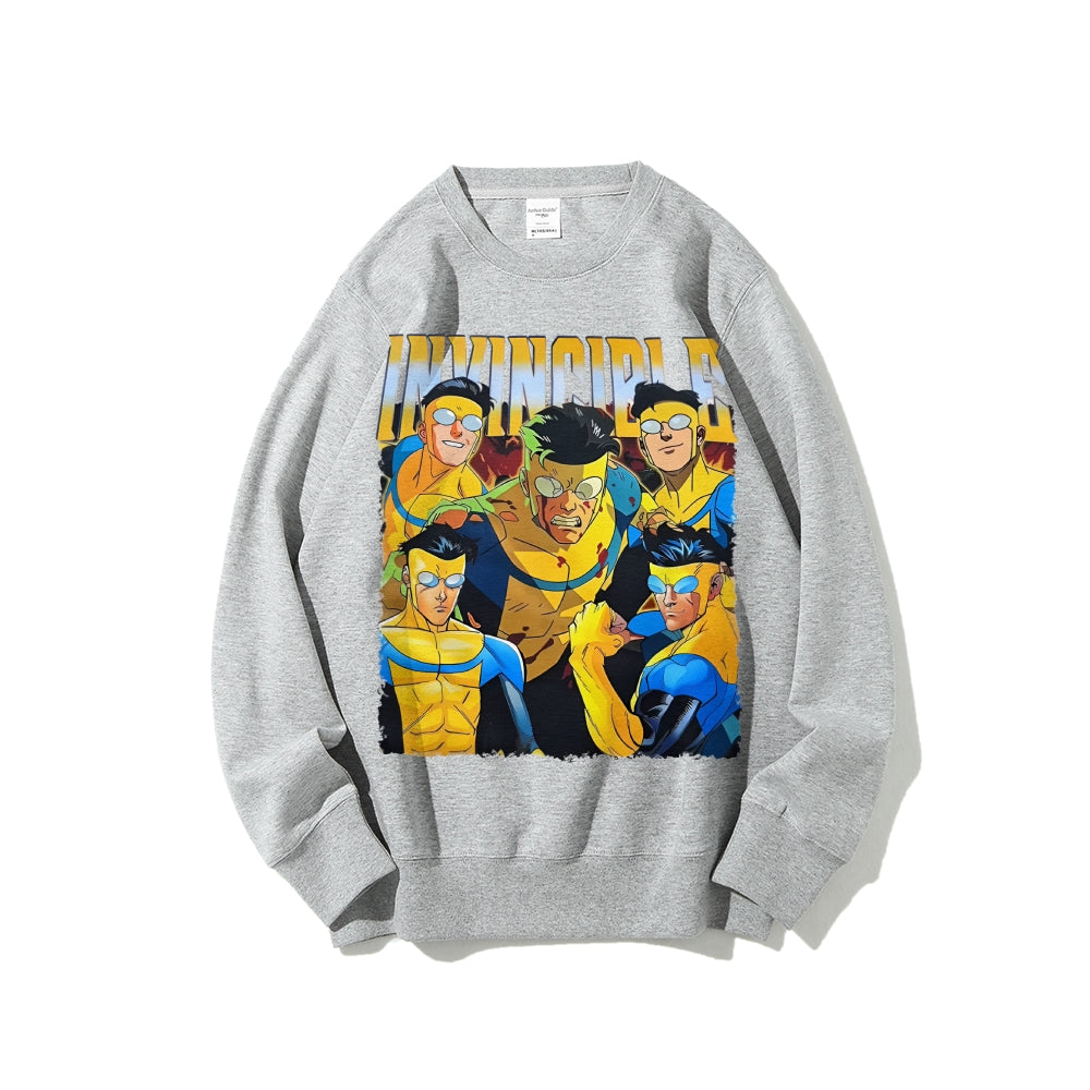 Casual Crewneck Sweatshirt Invincible