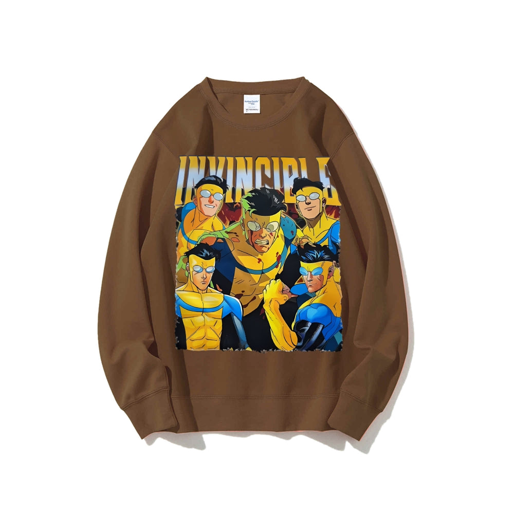 Casual Crewneck Sweatshirt Invincible