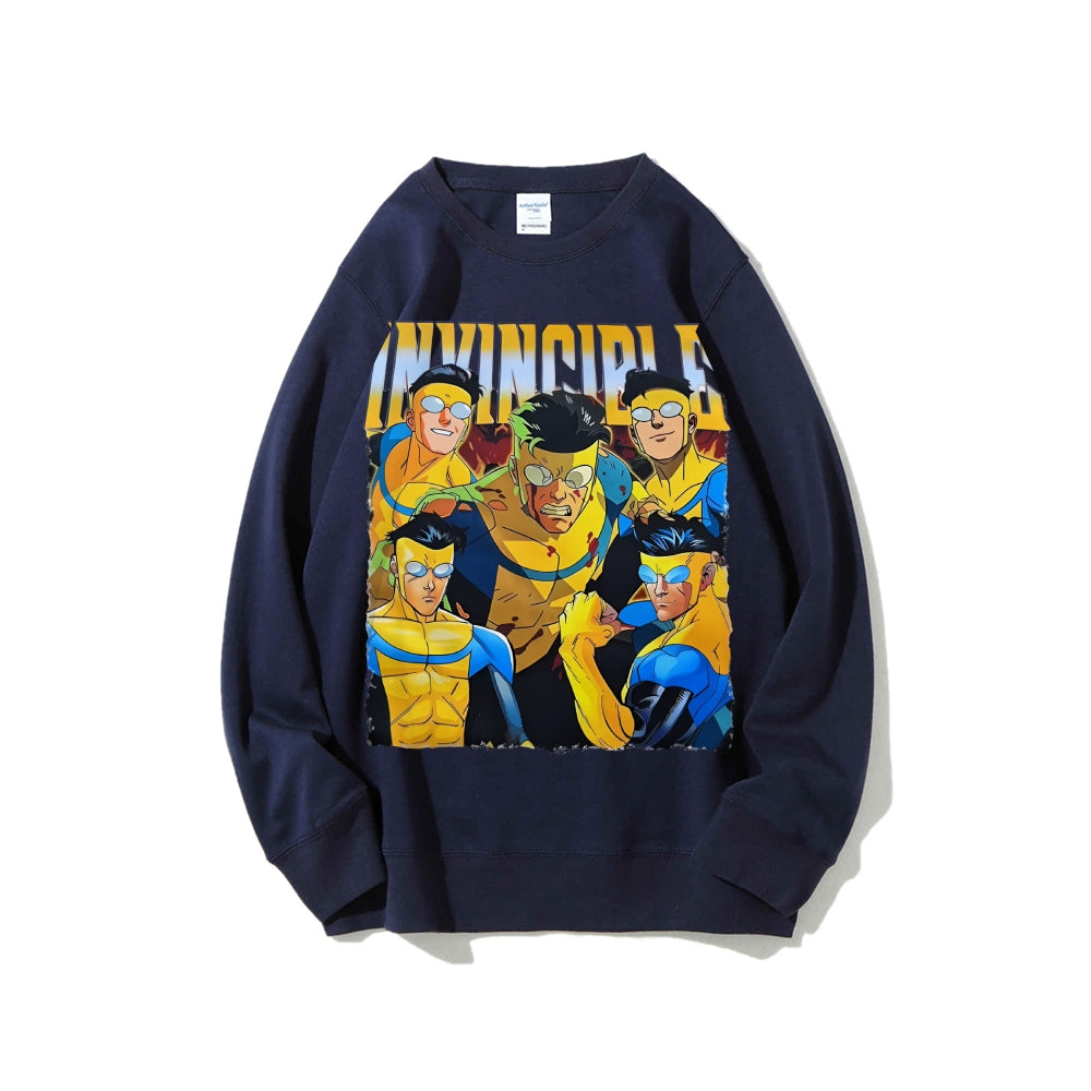 Casual Crewneck Sweatshirt Invincible