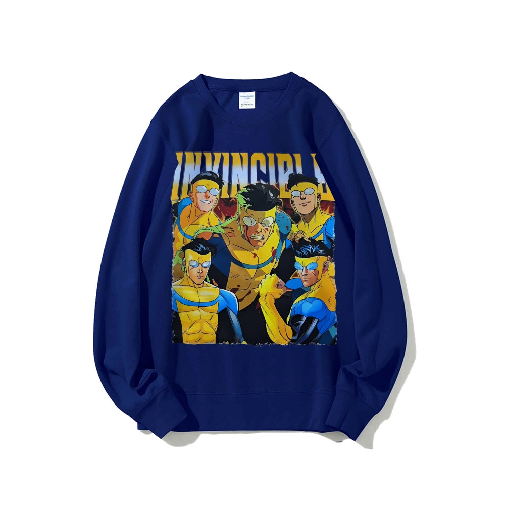 Casual Crewneck Sweatshirt Invincible