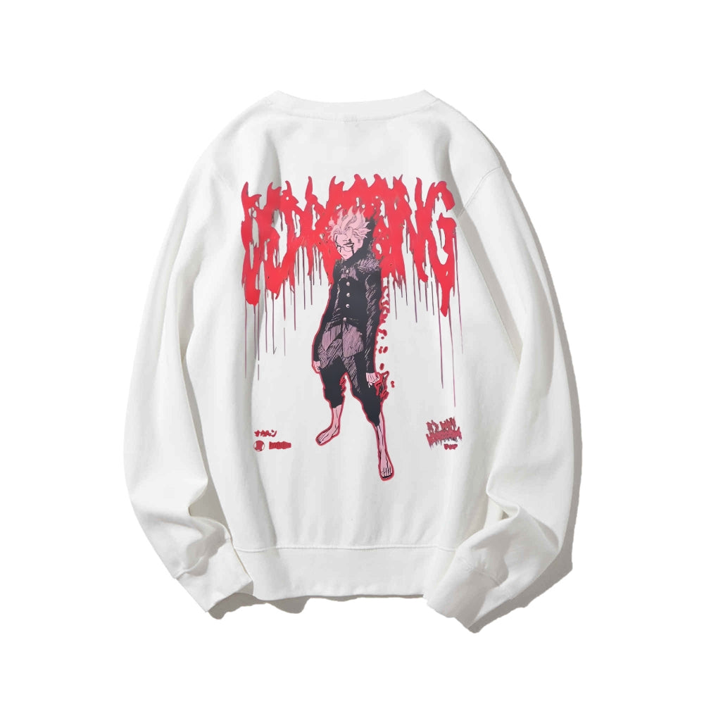 Casual Crewneck Sweatshirt Dandadan