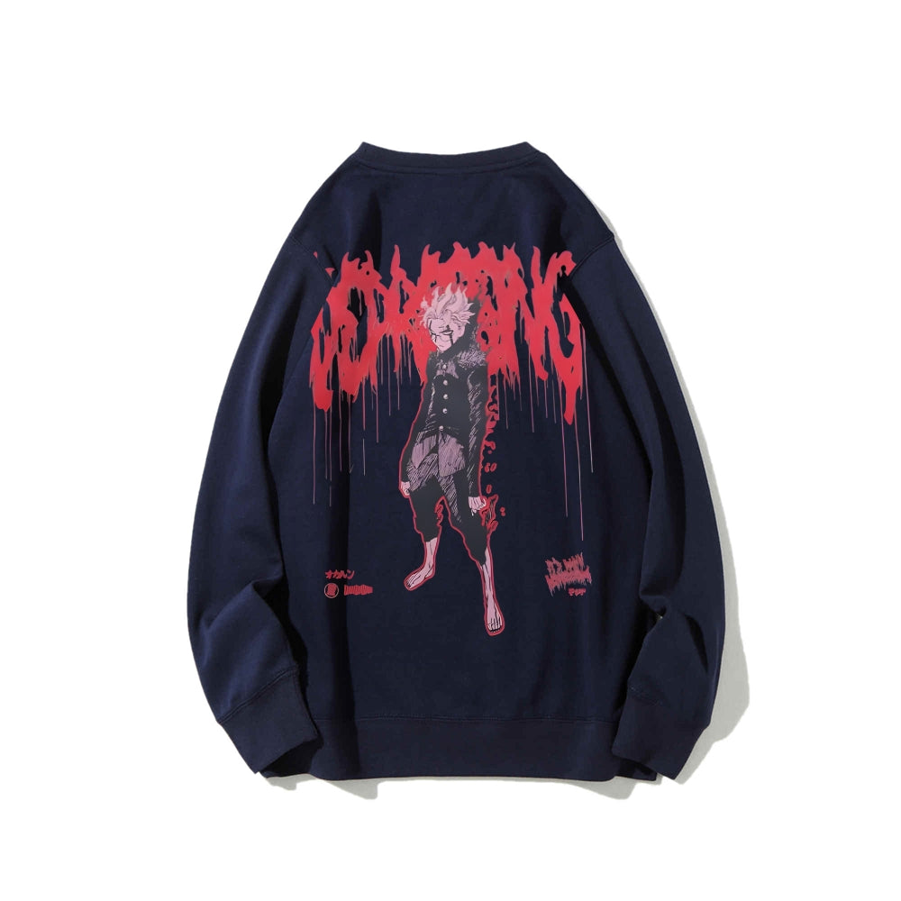 Casual Crewneck Sweatshirt Dandadan